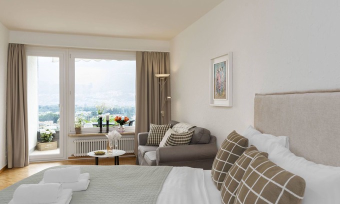 Ascona Apartment | Double Room Modern by Interhome