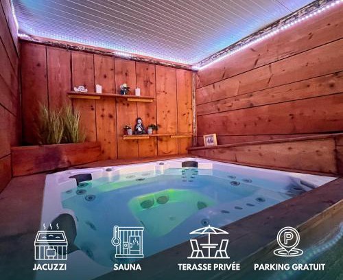 Tassin-la-Demi-Lune Apartment | Doux Pavillon - L'évasion - Jacuzzi & Sauna