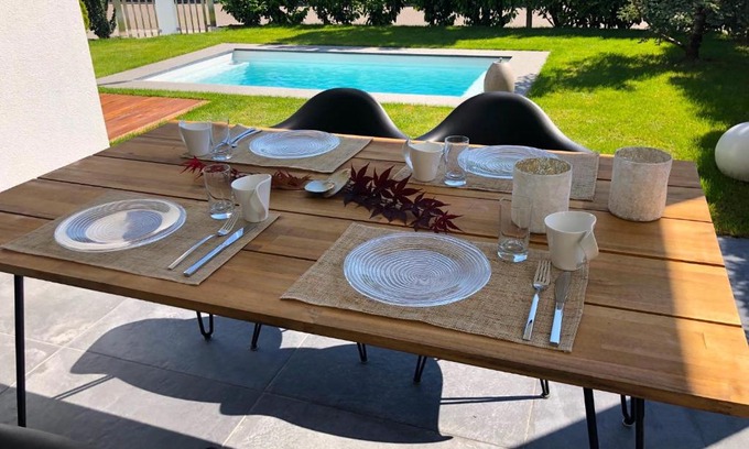 Weil am Rhein Apartment | Dreamapartment La Vigna Living mit eigenem Aussenpool & Sauna - Weil am Rhein