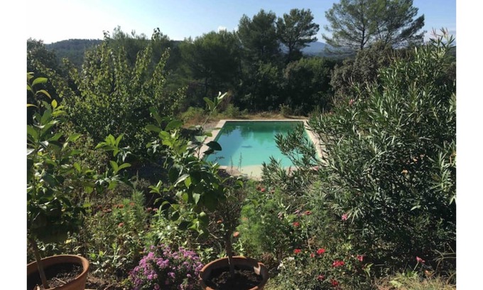 Barjols Villa | Dreaming in Provence among the olive trees, with a view of the Sainte Beaume mountain range