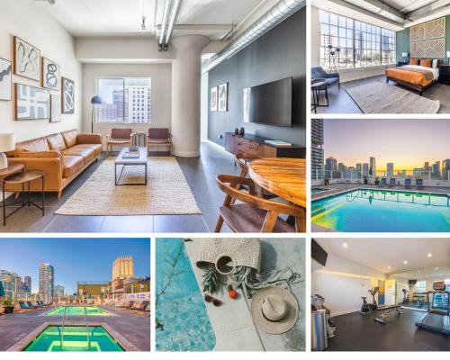 Historic Core Apartment | DTLA 2BR Rooftop Jacuzzi & Sunset Views
