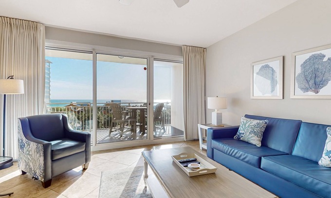 Fort Walton Beach - Destin Condo | Dual-Suite gem at Sterling Shores with ocean views, two shared pools, AC, WiFi & W/D