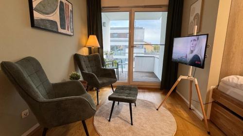 Augustinviertel Apartment | DUHA HOMES - Stylisches Apartment, Stellplatz, Küche, Self Check-in