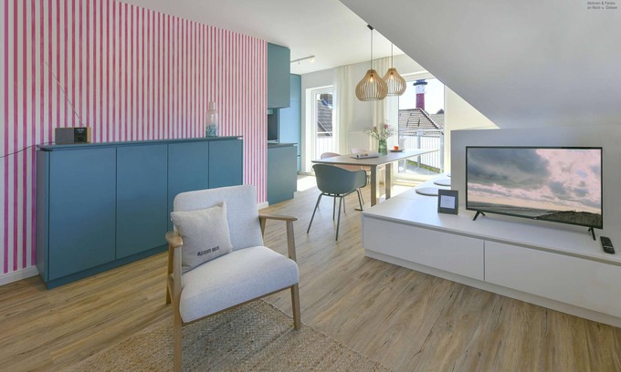 Wangerooge Apartment | Dune feeling with an eye-catcher!