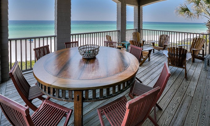 Seagrove Beach House | DUNE WITH A VIEW Gulf Front w/Private Beach and Pool—Bike/Walk to Seaside