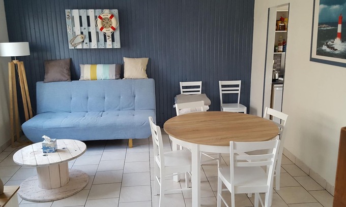 Merlimont-Plage Apartment | Duplex 3 bedrooms 30m from the beach sea view