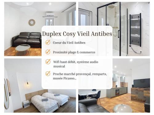 Antibes Old Town Apartment | Duplex Cosy Viel Antibes