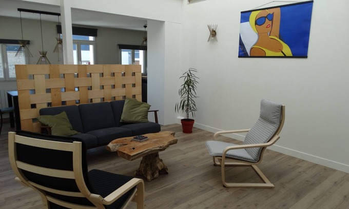 Treboul Apartment | Duplex Le Rheun, luxury apartment 800 m from the beach