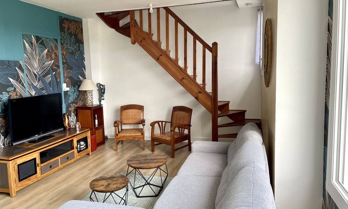 Barneville-Carteret Apartment | Duplex vue Mer à 2min de la Plage