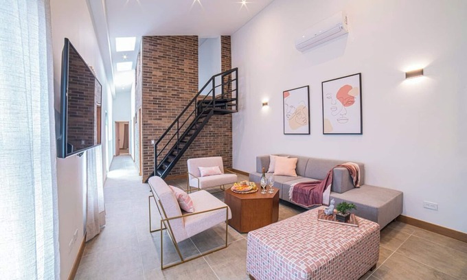 Cali Apartment | E303 - Top Floor 3-Bed With Private Terrace & A/C