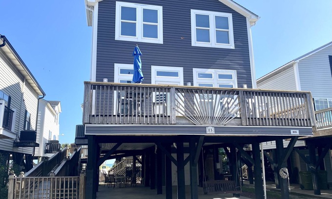 Myrtle Beach House | E5 Ocean View @ Ocean Lakes. 1 Min Walk to Beach & Waterpark. Second row.
