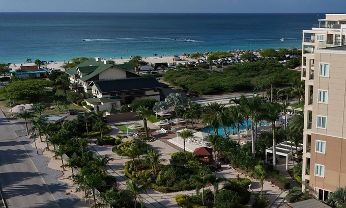 Oranjestad Condo | EAGLE BEACH-Luxury condo at LeVent with amazing pool and ocean views!