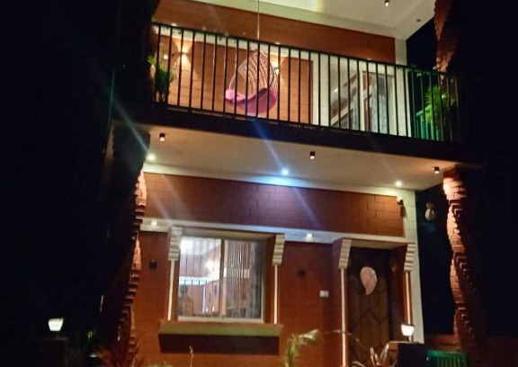 Chikkaballapur Villa | Earthern Brick home at Nandi