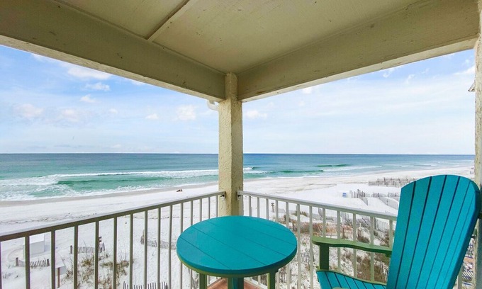Seagrove Beach Apartment | Eastern Shores 109~Gulf Front, 2 beach chairs included~Paradise30A
