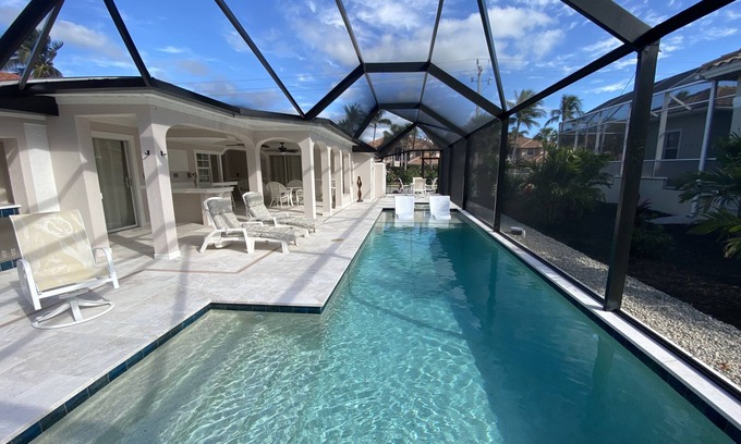 Marco Island House | EASY 5-Min Walk to Beach Path! NEW Saltwater Pool & Spa, Steps to Dining & Shops