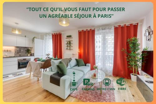 Saint-Ouen Apartment | Easy Paris Visit Metro & Parking