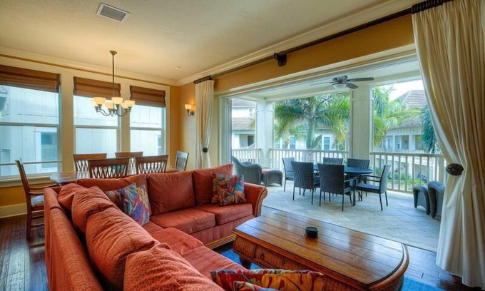 Poipu Villa | Easy walk to beach! Spacious Patio, Covered Lanai, Shared Pool, Gym