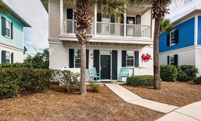 Seagrove Beach House | Easy walk to public beach, restaurants, 2 pools & hot tub!