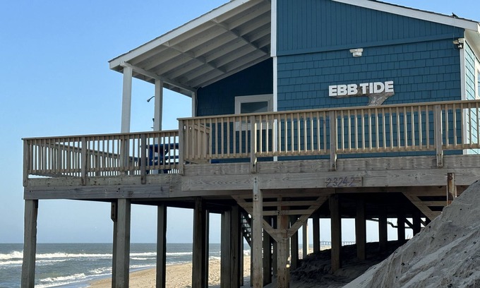 Rodanthe House | Ebb Tide-Moving Oceanside not Oceanfront… No Longer on Surfside Dr.