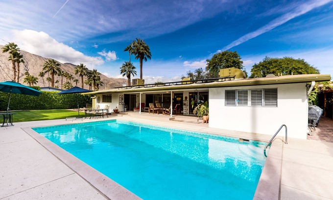 Deep Well Ranch House | Eclectic mid-century, dog-friendly home with private pool, yard & gas grill