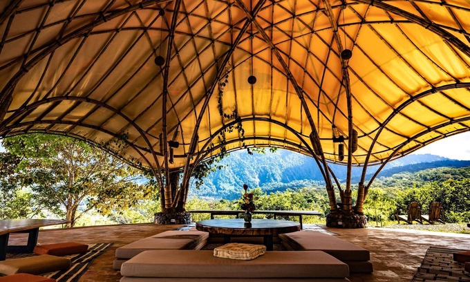 Dominical RV Rental | Eco Luxe Glamping Tent - King Bed at Holos