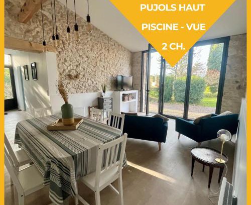 Pujols House | Ecrin de paradis Pujols HAUT Piscine-VUE