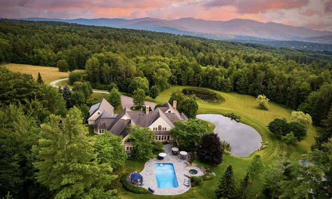 Stowe Area House | “Eden” 8BR Luxury Retreat with Pool, Spa, Concierge near Ski and Trails