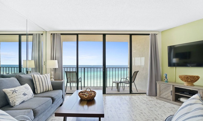 Panama City Beach Condo | Edgewater 2-1105 - Beachfront, 12 Pools, Hot Tub, Tennis Courts, Free Activities