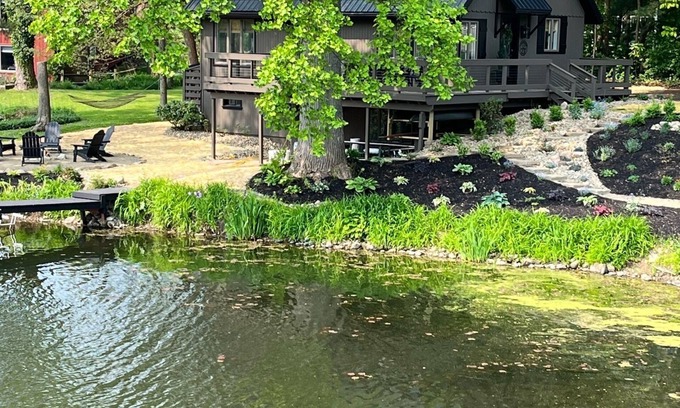 Edinboro Cottage | Edgewater Escape…Cozy waterfront cottage nestled in the center of Edinboro!