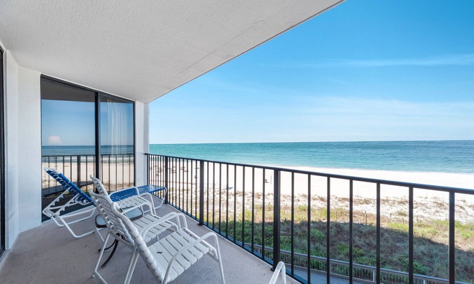 Panama City Beach Condo | Edgewater Tower II #303 | Balcony Views + Resort Amenities!