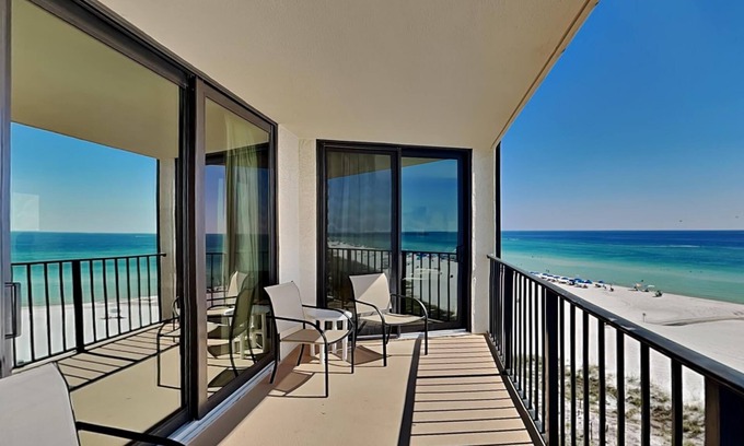 Panama City Beach Condo | Edgewater Tower III #503 | Gulf Front + Amenities