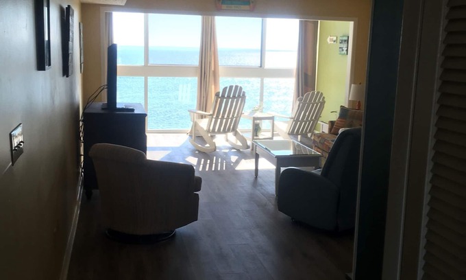 Gulf Shores Condo | Edgewater West 84 — Oceanfront Condo steps from the beach!