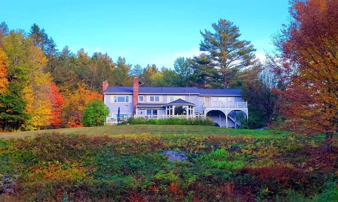 Stowe Area House | Edson Hill- 5 acres, Dogs/Views/Pond/Sledding/Pingpong and Air hockey .