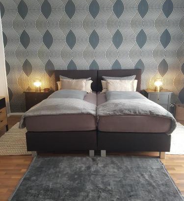 Hillerheide Apartment | Einführungspreis Gemütliche Auszeit - Designwohnung - 4 Sterne Hotelboxspringbetten - Küche - Familie - Erdgeschoss