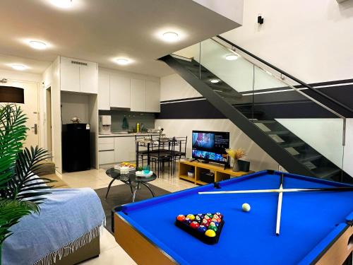 Taman Mutiara Apartment | EkoCheras Snooker Pool JD #Balcony #4Pax #AboveMall #FreeCarPark