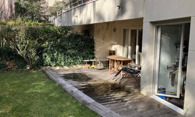 Republique–Point-du-Jour Apartment | Elégant Appartement sur Jardin à Boulogne Proche Parc des Princes