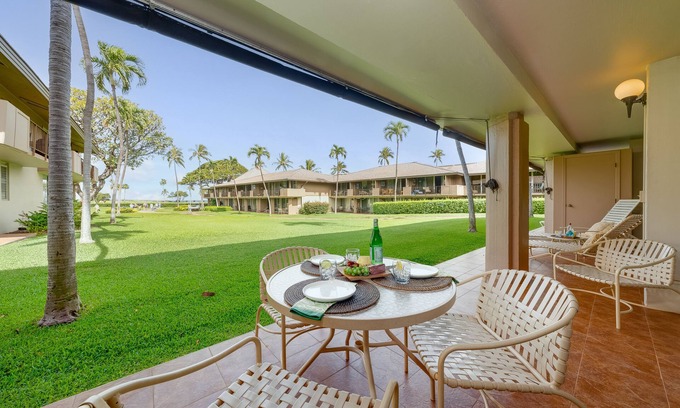 Kaanapali Condo | EL H107 Updated Kaanapali 1BD Pool AC Beach Cabana Gym