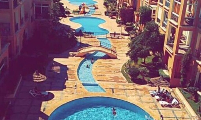 El Mansouria Apartment | El Mansouria Résidence Ricoflores Beach: sea view and swimming pool