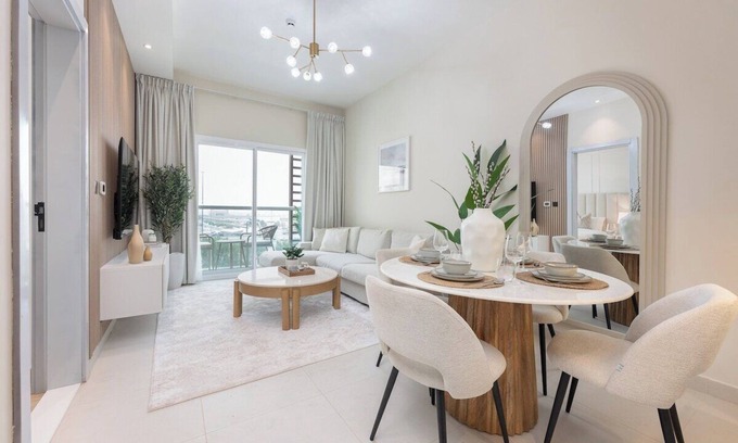 Jumeirah Village Triangle Apartment | Elegant 1-Bedroom Apartment in Jumeirah Village Triangle with Balcony Bliss