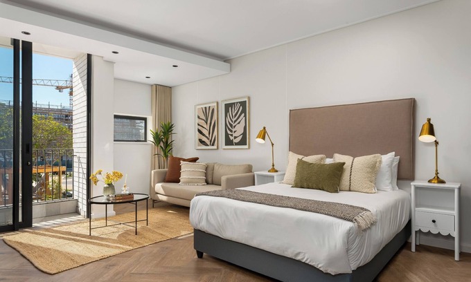 Century City Apartment | Elegant Century City Apartment | Balcony and Comfort