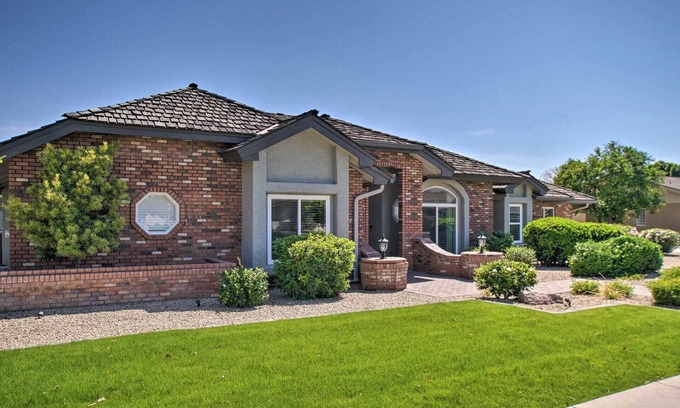 Mesa House | Elegant Escape—modern Mesa home conveniently located with private pool!