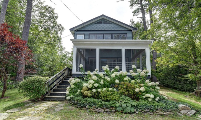 Great Barrington House | Elegant Lake Buel Home