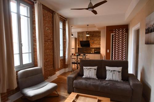 Arnaud Bernard Apartment | Elegant Toulousain - Central - Metro - Standing