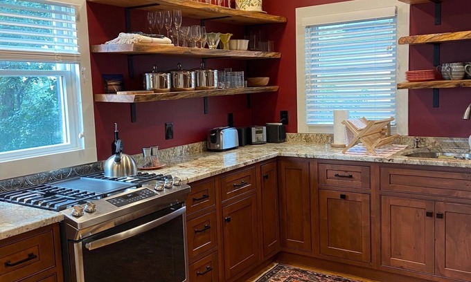 Beacon Apartment | Elegantly appointed, newly renovated apartment in early 1800's brick farmhouse
