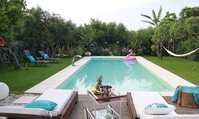 Korfalonas Villa | Elia Seaside Villa, an amazing two-story house in Kissamos with a pool