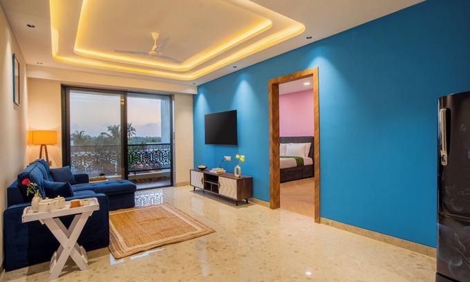Saipem Apartment | ELIVAAS Kamerios Brisa 1BHK with Jacuzzi