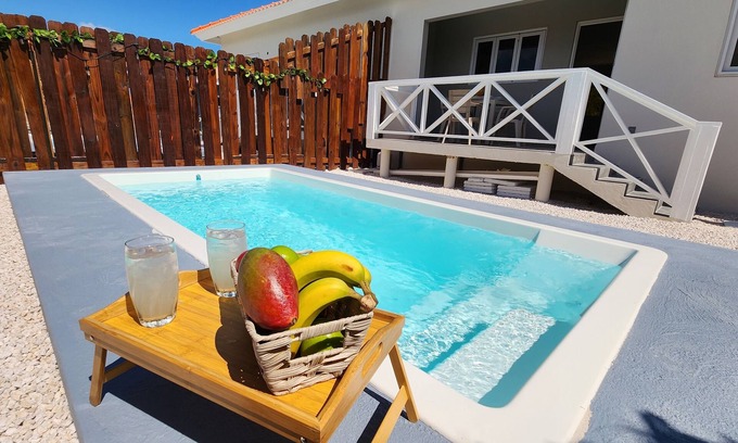 Fontein Apartment | Emerald Villa Curacao: Private Pool & Fully Equipped Beach Escape!