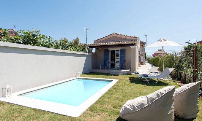 Ag. Georgios Villa | Enchanting Corfu Retreat | 1 Bedroom | Villa Angelina | Serene Pool | Agios.