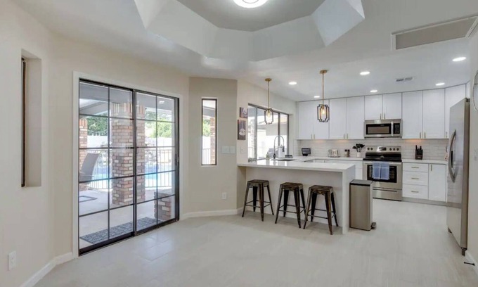 Mesa House | Enchanting Retreat on Encanto St, free Heated Pool