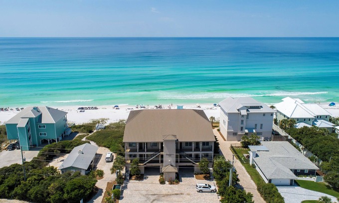 Dune Allen Beach Condo | End of Journey #201 - End Unit, Elevator, Gulf Front at Dune Allen Beach
